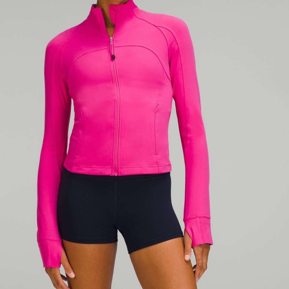 Lululemon Sonic Pink Cropped Define Jacket